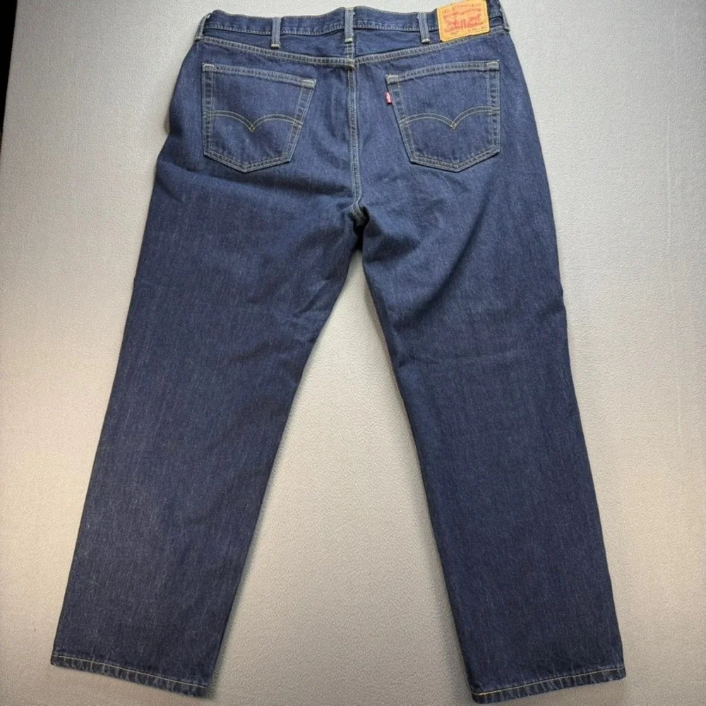 Levi's Jeans Mens 40x30 Dark Wash 550‎ Relaxed Fit Tapered Leg Denim